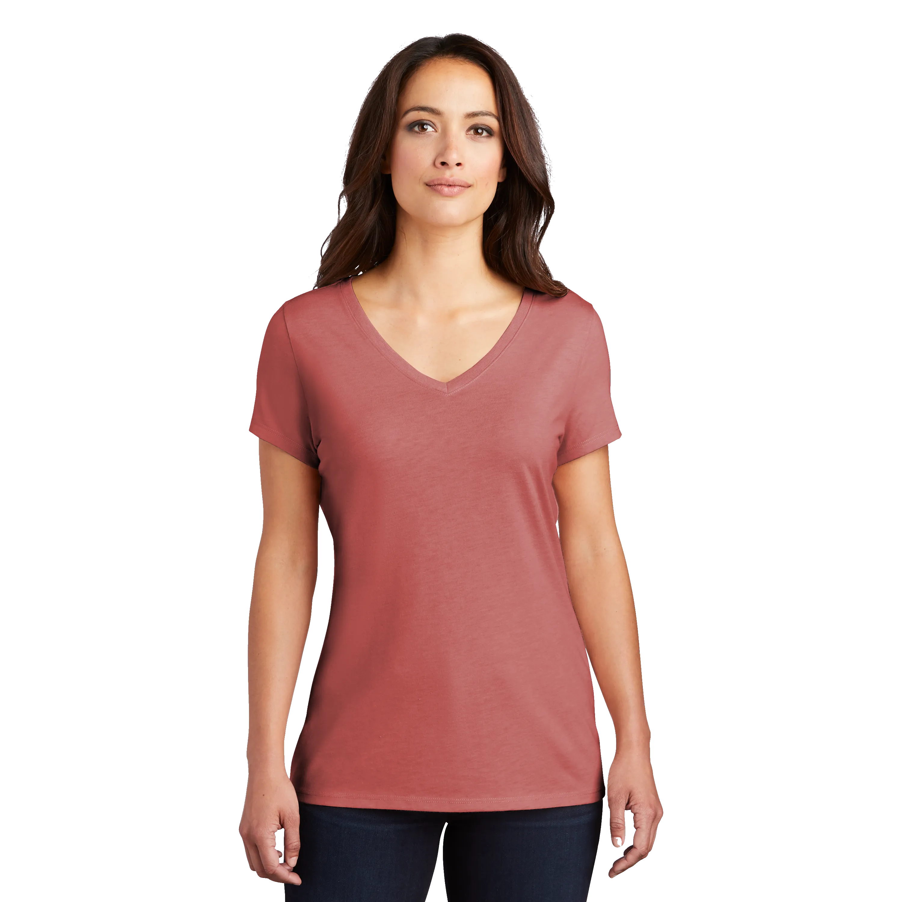 B1651V Ladies Perfect Tri V-Neck Tee