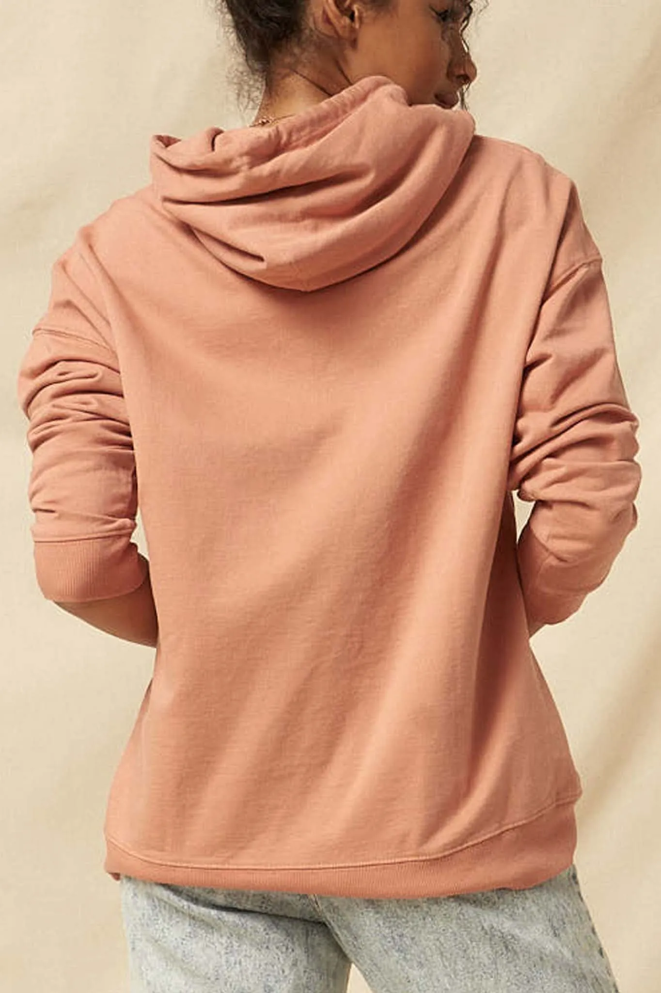 Be Kind Garment-Dyed Graphic Hoodie