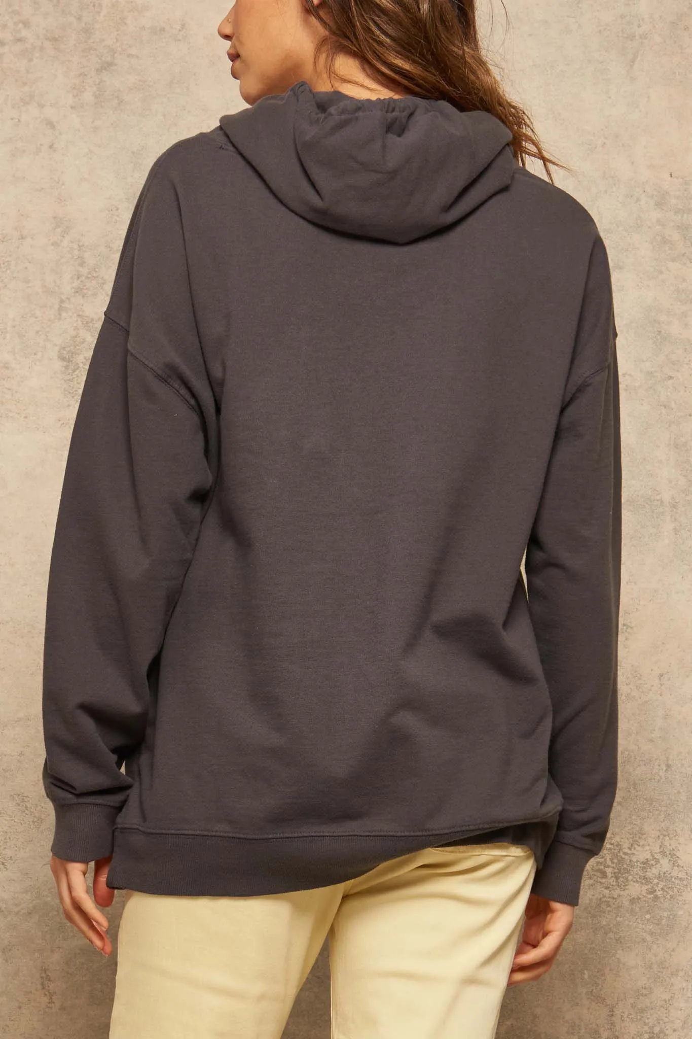 Be Kind Garment-Dyed Graphic Hoodie