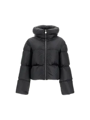 Boxy Hooded Down Jacket