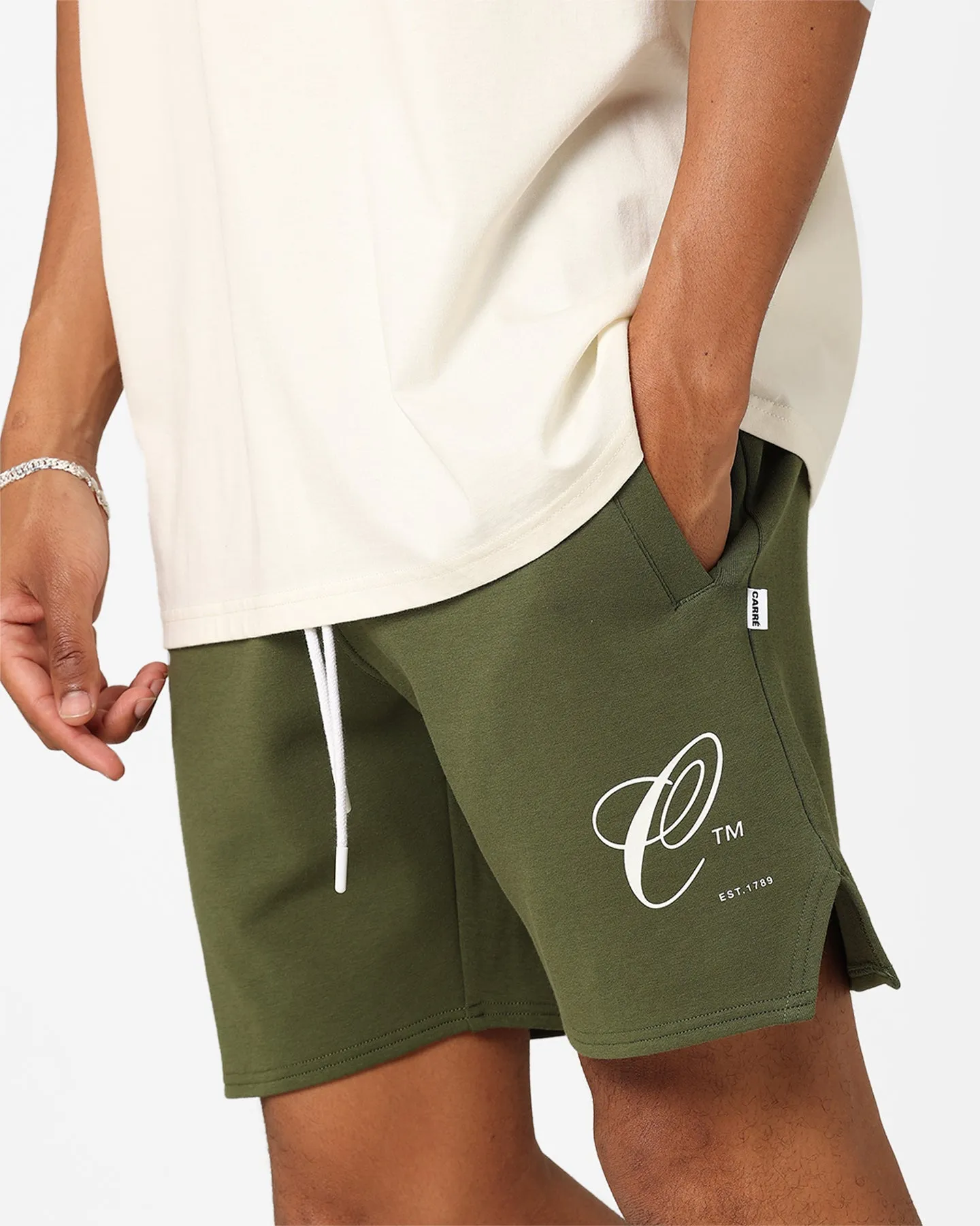 Carre Capital C Motion Shorts Army Green