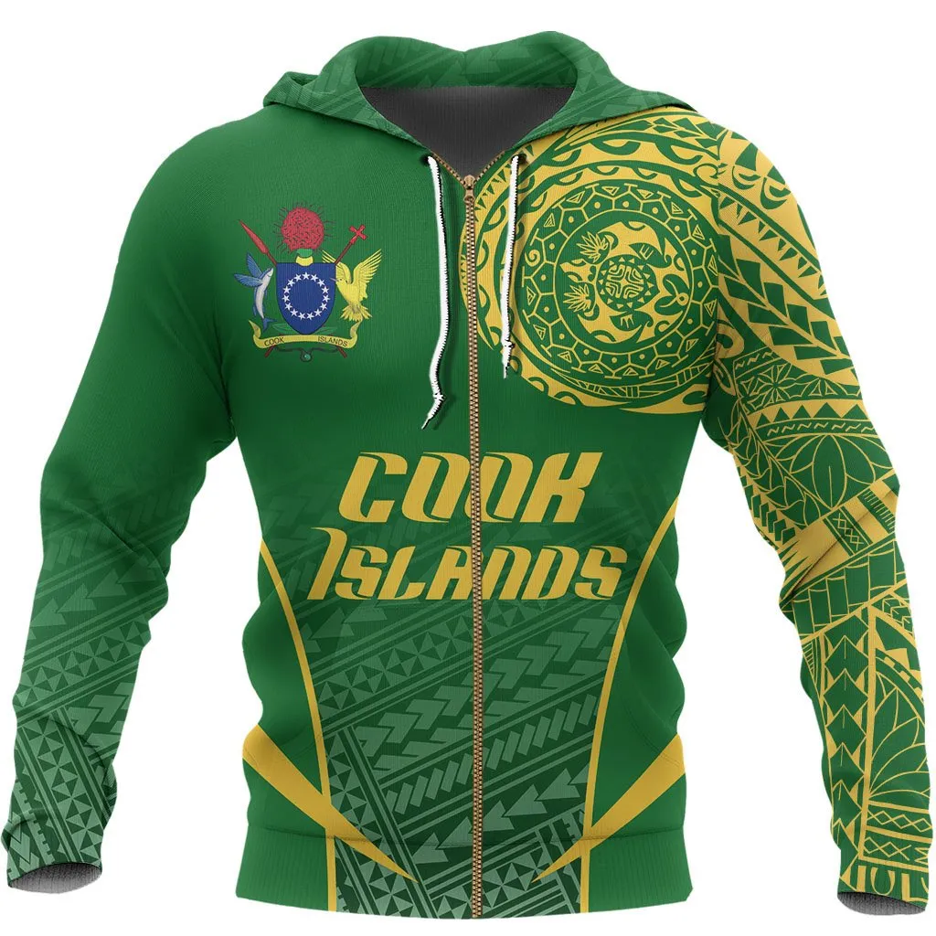 Cook Islands Active Special Zipper Hoodie A7