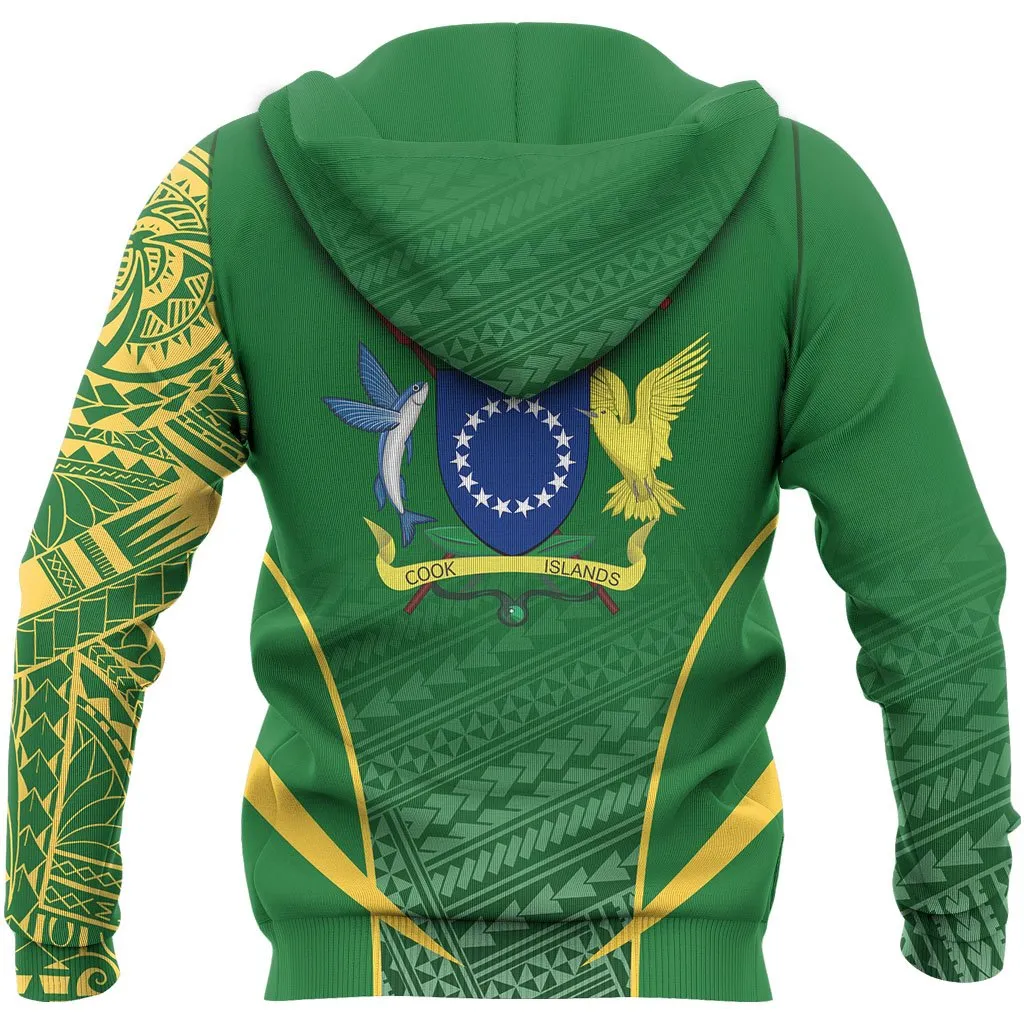Cook Islands Active Special Zipper Hoodie A7