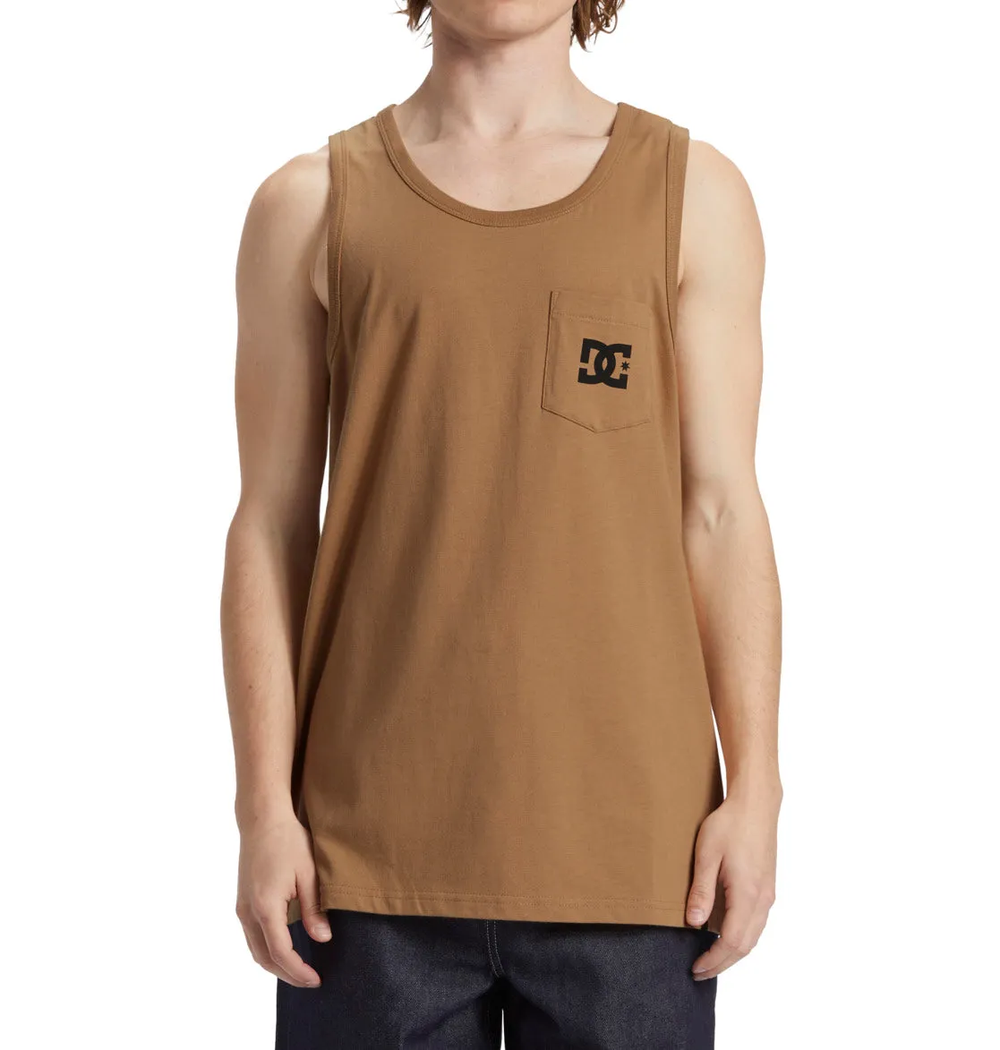 DC Shoes Mens DC Star Pocket Crew Neck Vest Top