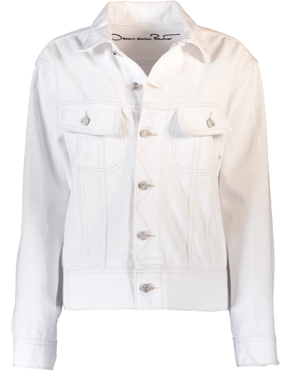 Denim Jacket With Monkey