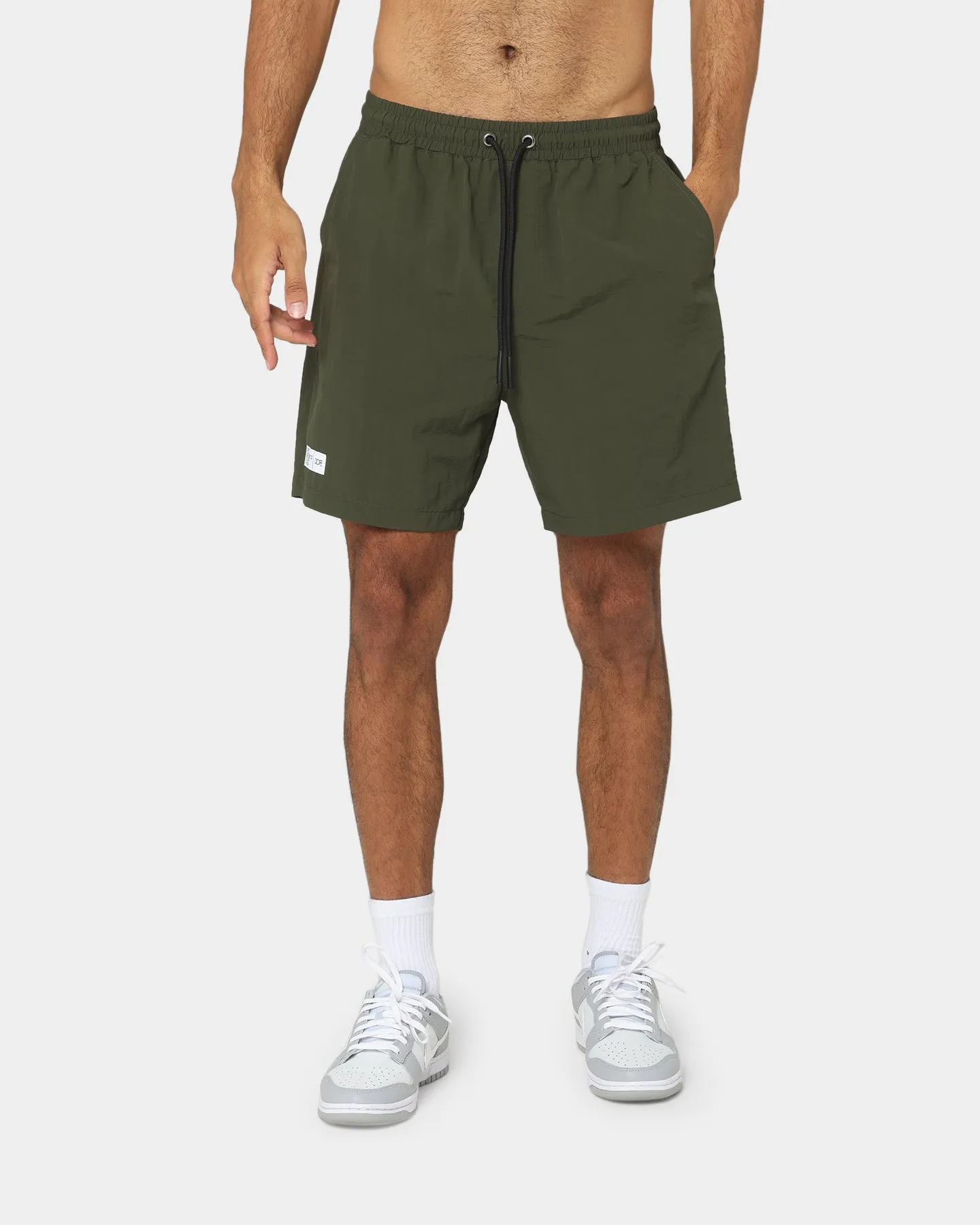 DOPE Miami Nylon Shorts Forest Green