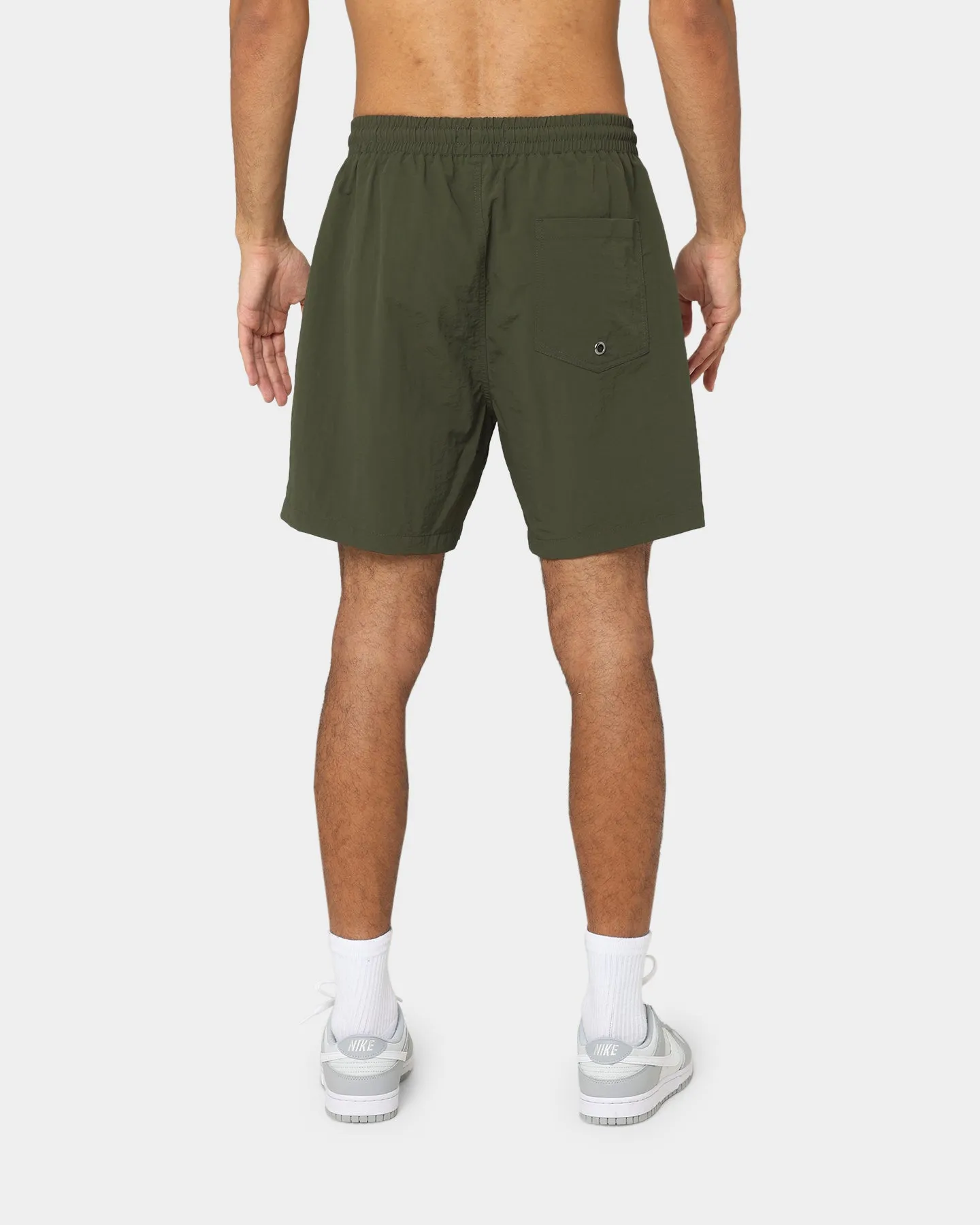 DOPE Miami Nylon Shorts Forest Green