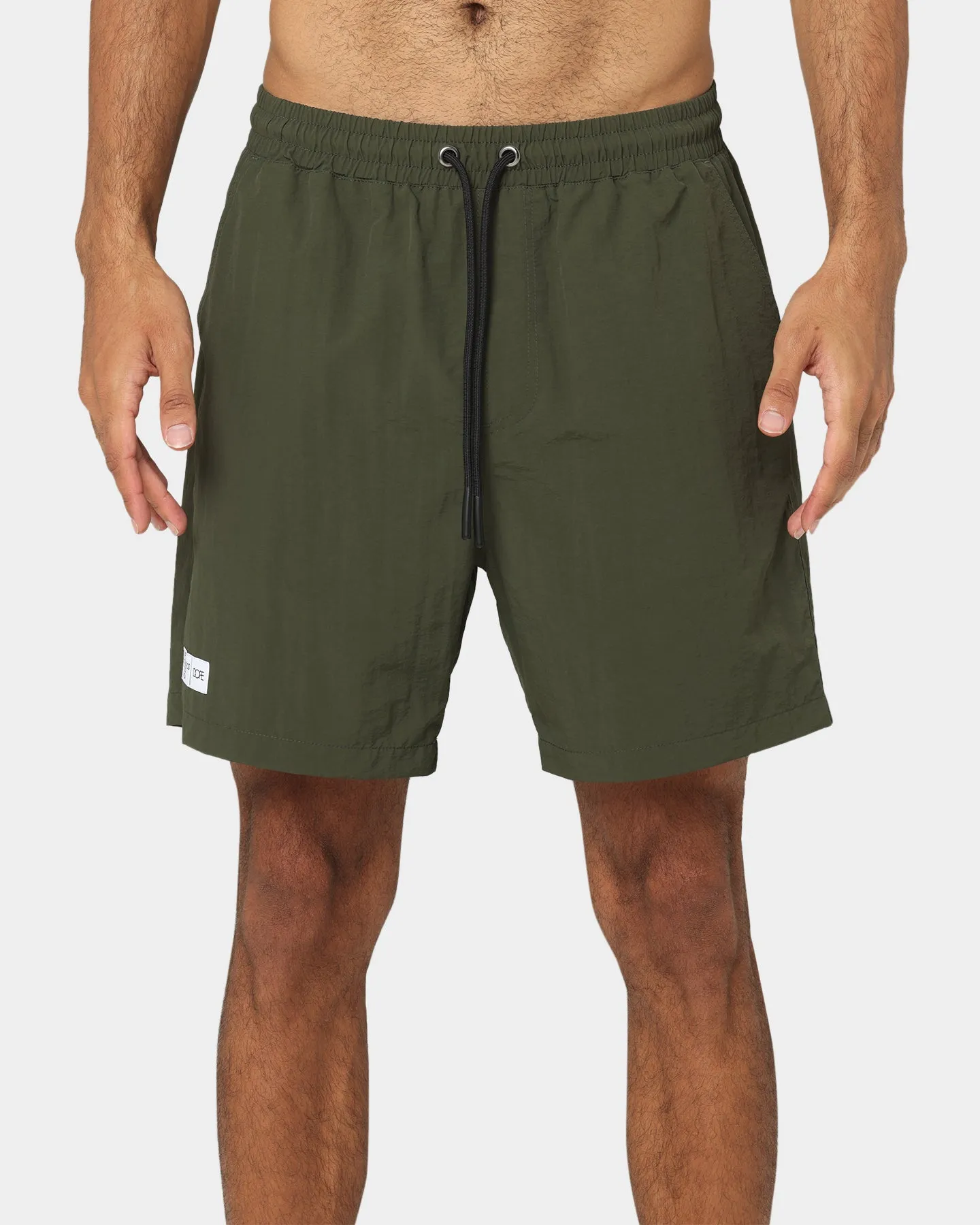 DOPE Miami Nylon Shorts Forest Green