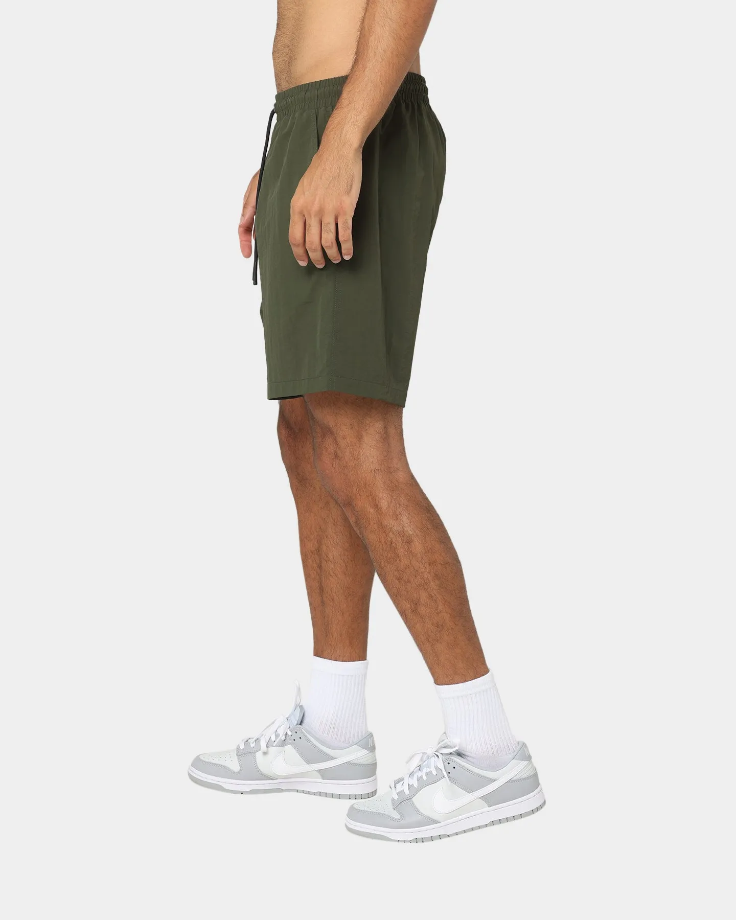 DOPE Miami Nylon Shorts Forest Green