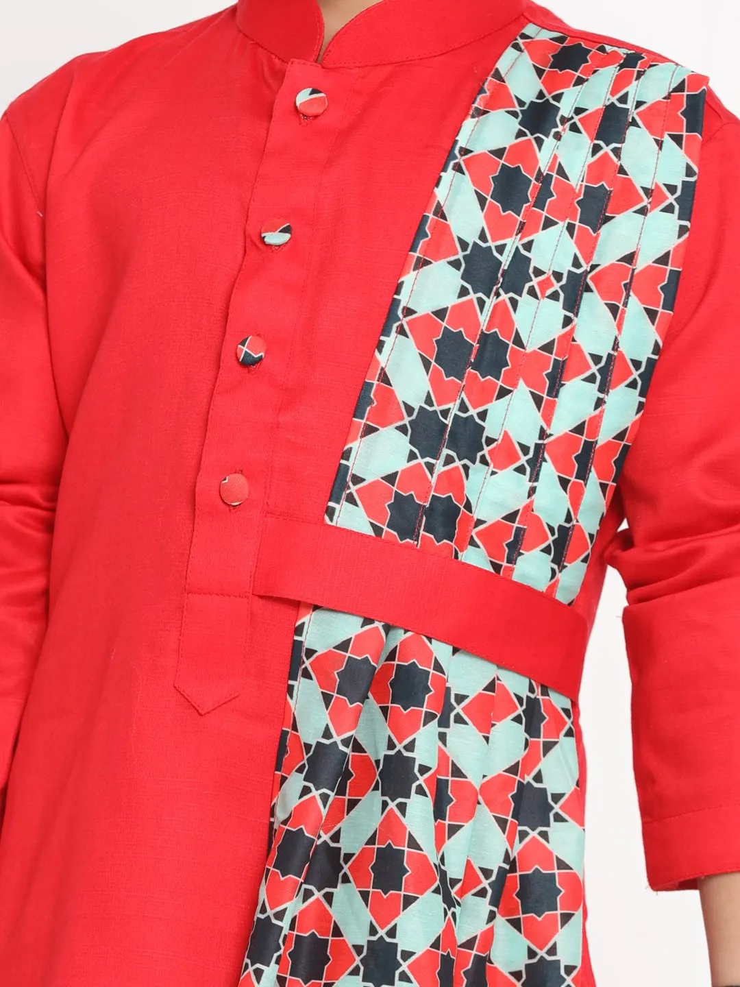 Kurta Pyjama Set for Boys with Dupatta - JBN Creation
