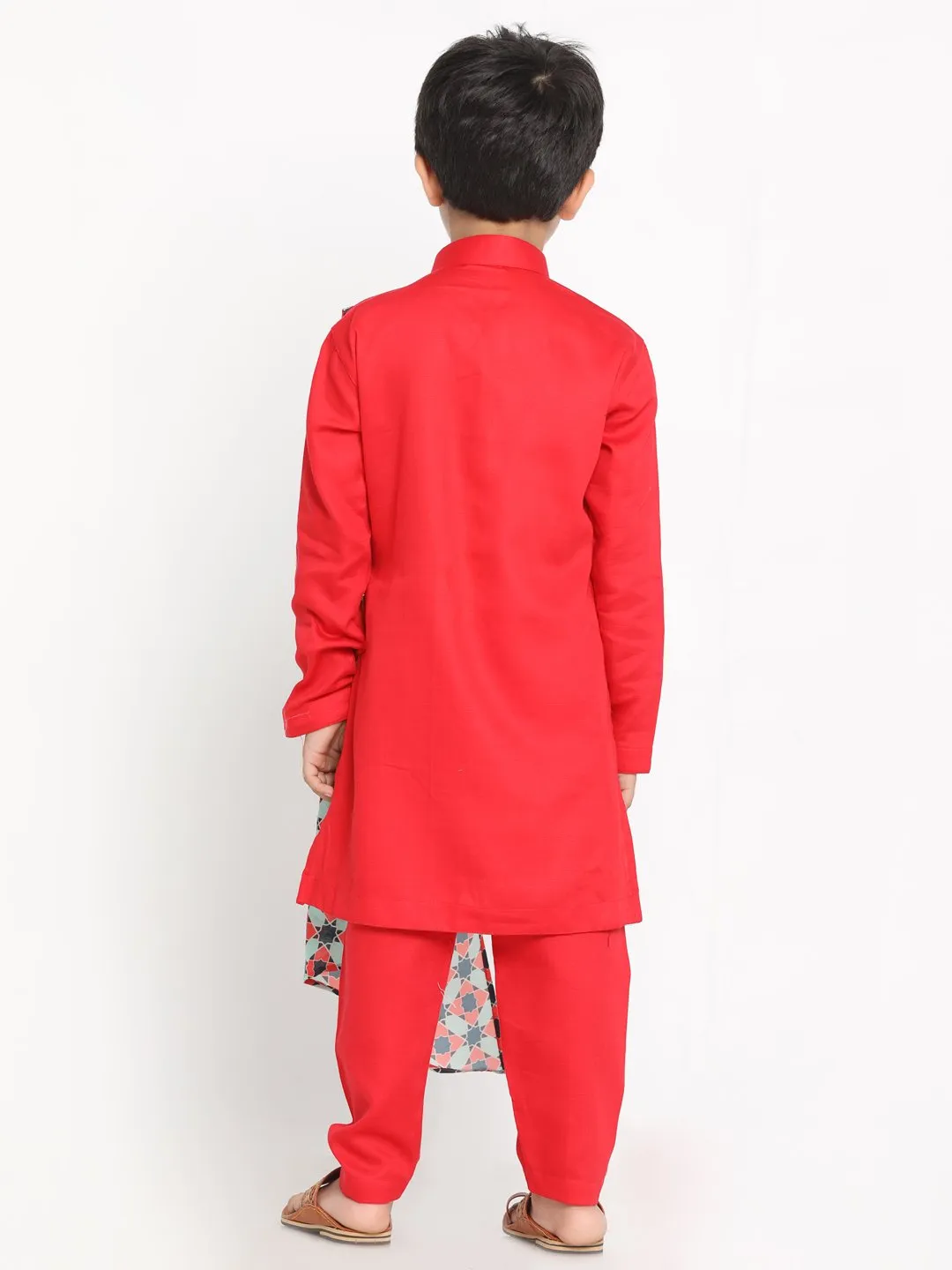 Kurta Pyjama Set for Boys with Dupatta - JBN Creation