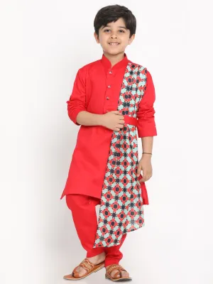 Kurta Pyjama Set for Boys with Dupatta - JBN Creation