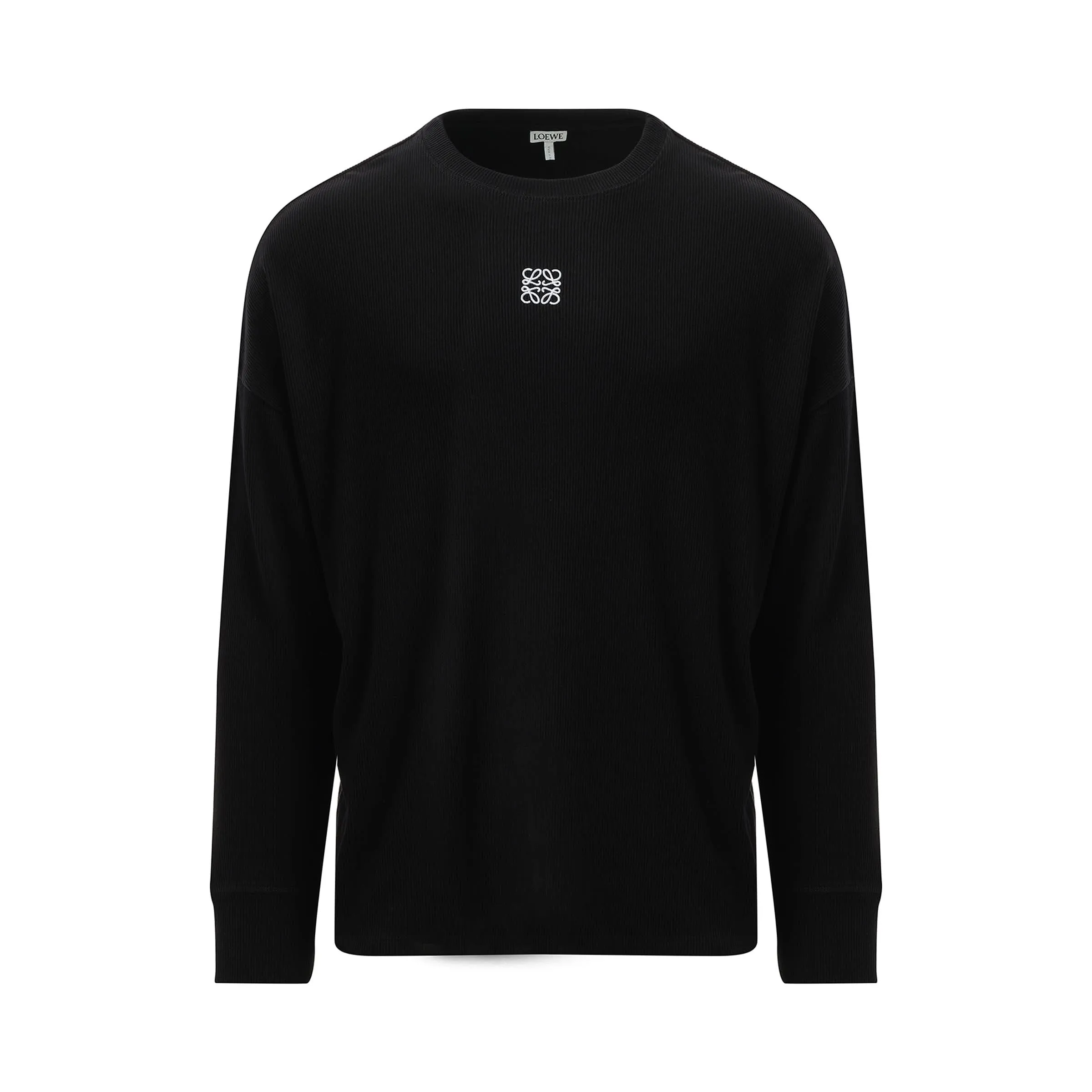 Long Sleeve Anagram T-Shirt in Black