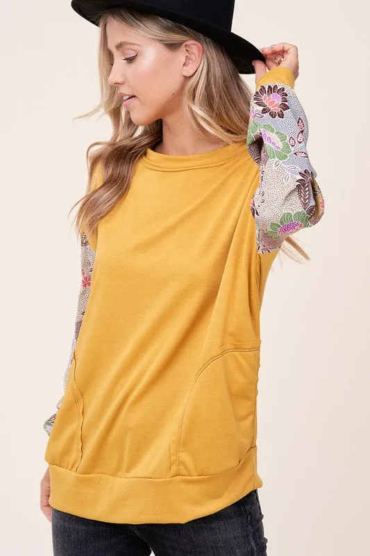 Long Sleeve Floral Top *Online Only*
