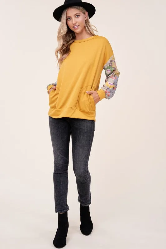 Long Sleeve Floral Top *Online Only*