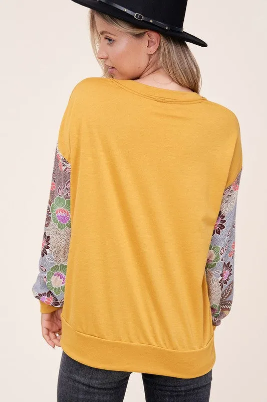 Long Sleeve Floral Top *Online Only*