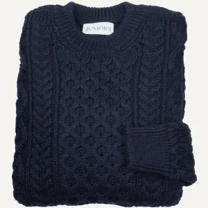 Navy Irish Fisherman Sweater