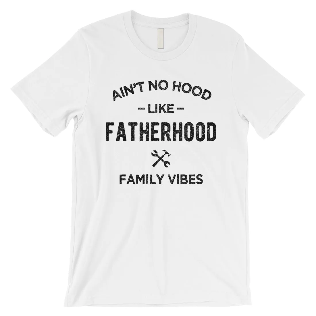 No Hood Like Fatherhood Mens Sweet Cool Family Shirt For Fathers