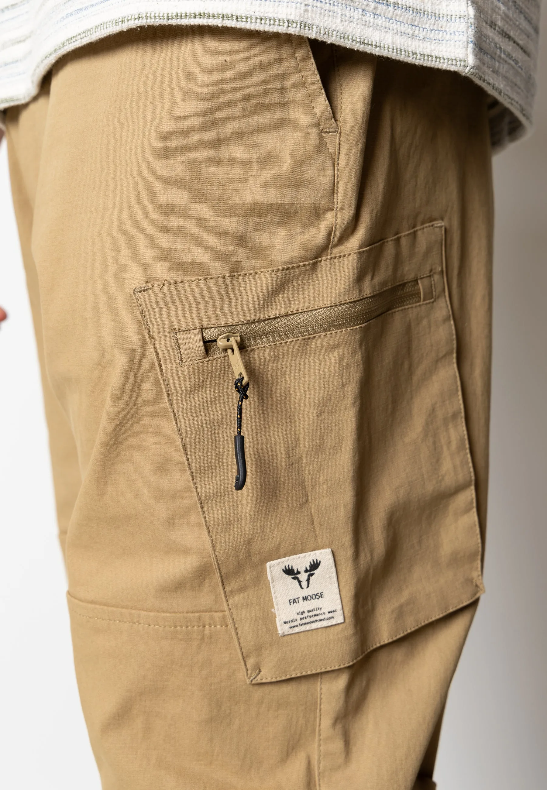 PAVEMENT RIPSTOP CARGO PANTS - Dark Khaki