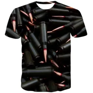 Psychedelic T-shirt Men Metal Tshirt Anime War T-shirts Graphic Black Shirt Print Gothic T shirts Funny Short Sleeve summer Men
