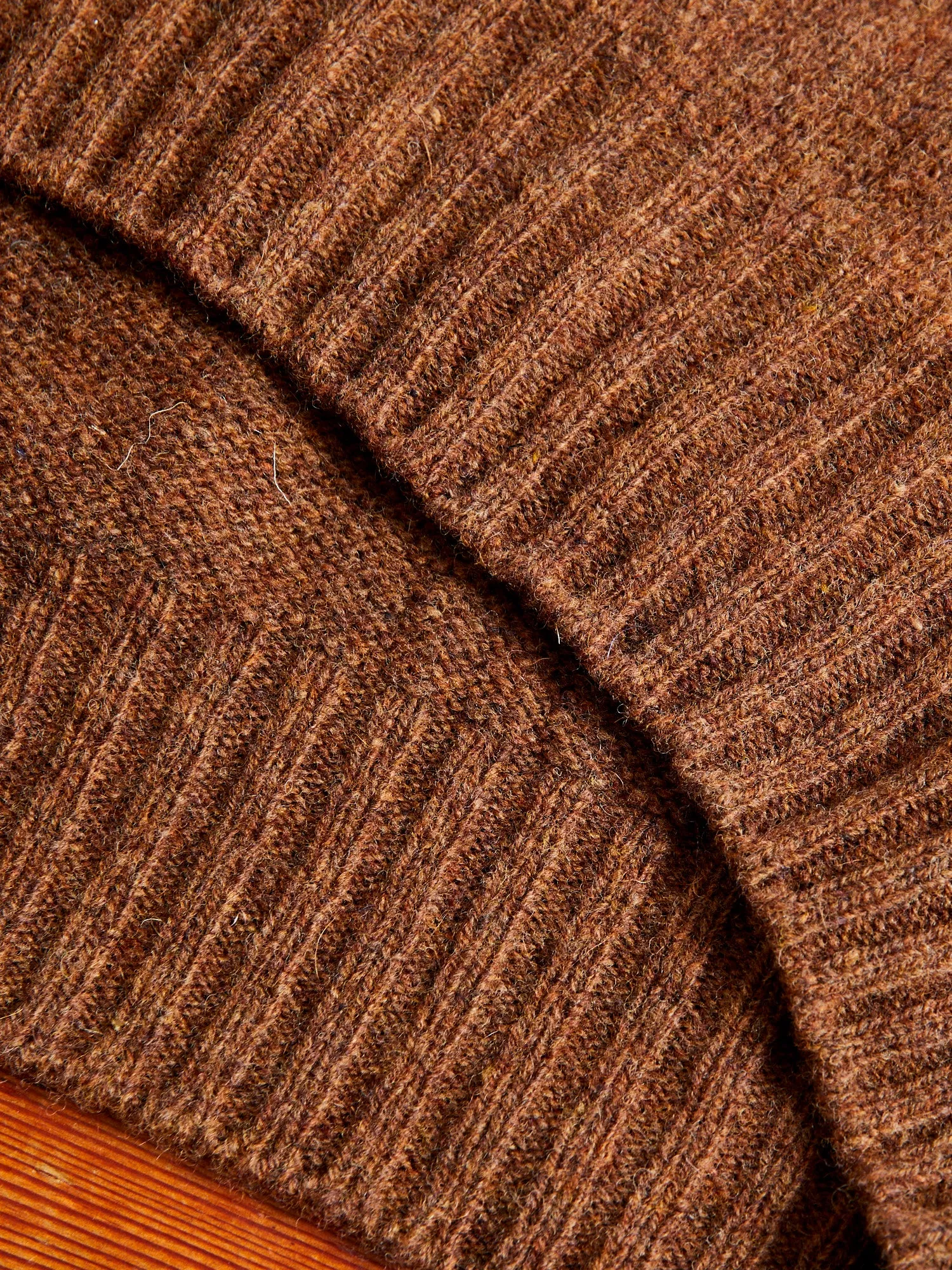 "Birth of the Cool" Wool Sweater in Nuts