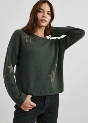 Rails Perci Sweater- Olive/Gold ***FINAL SALE***