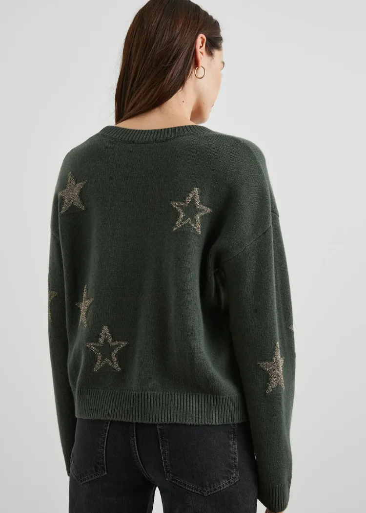 Rails Perci Sweater- Olive/Gold ***FINAL SALE***