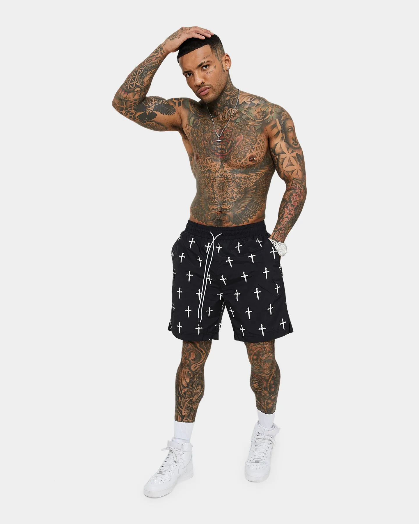 Saint Morta Daggers Shorts Black
