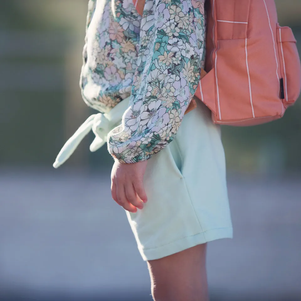 See You At Six - Verticals NNMNN - Cotton Canvas Gabardine Twill - Melon Punch
