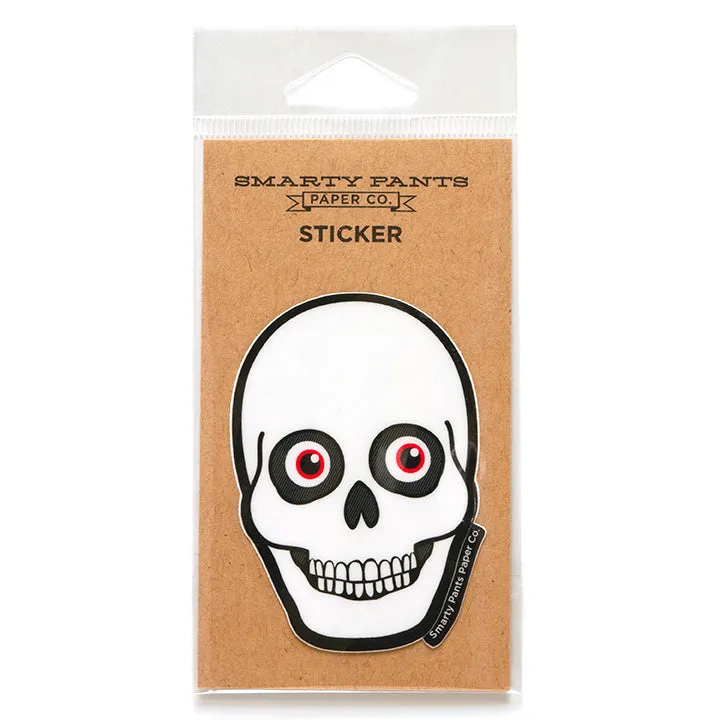 Smarty Pants Paper - Skull Sticker