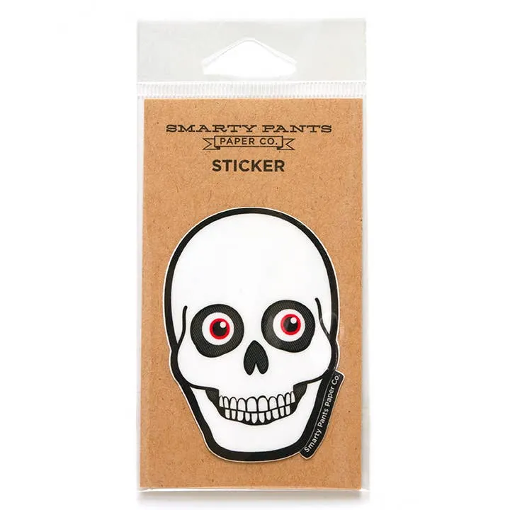 Smarty Pants Paper - Skull Sticker