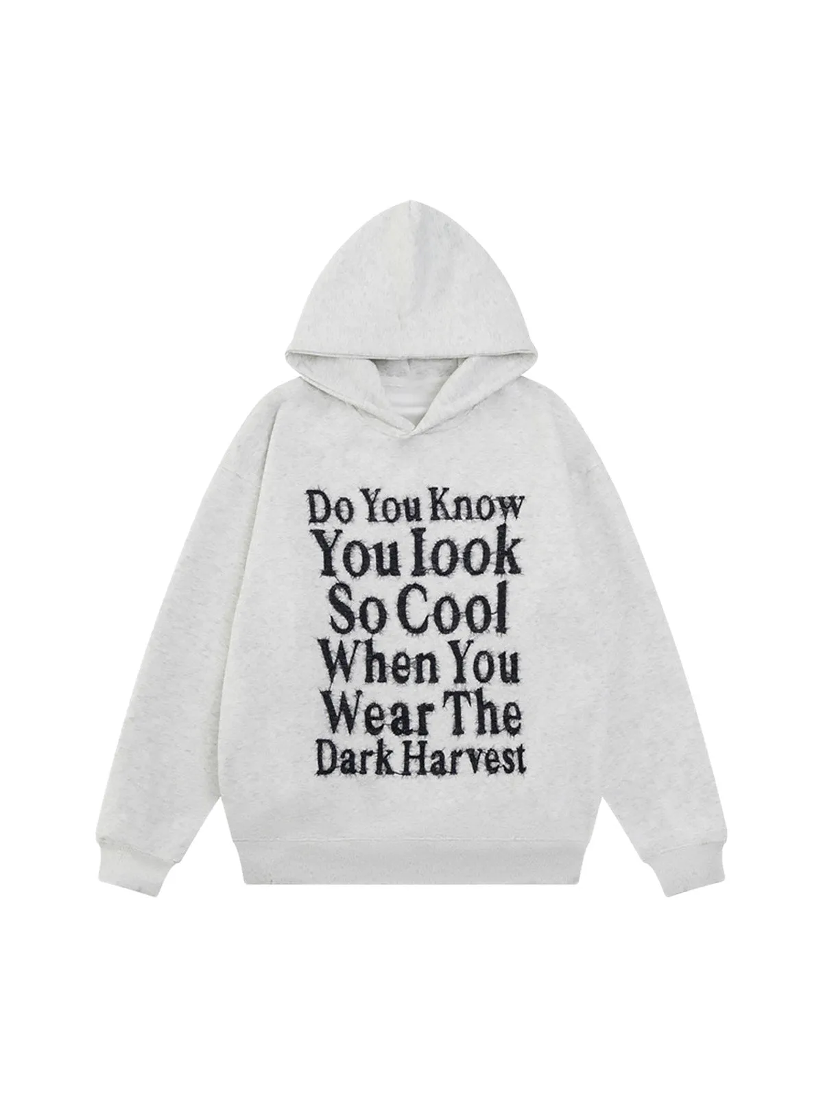 Thesupermade Fleece Letter Hoodie