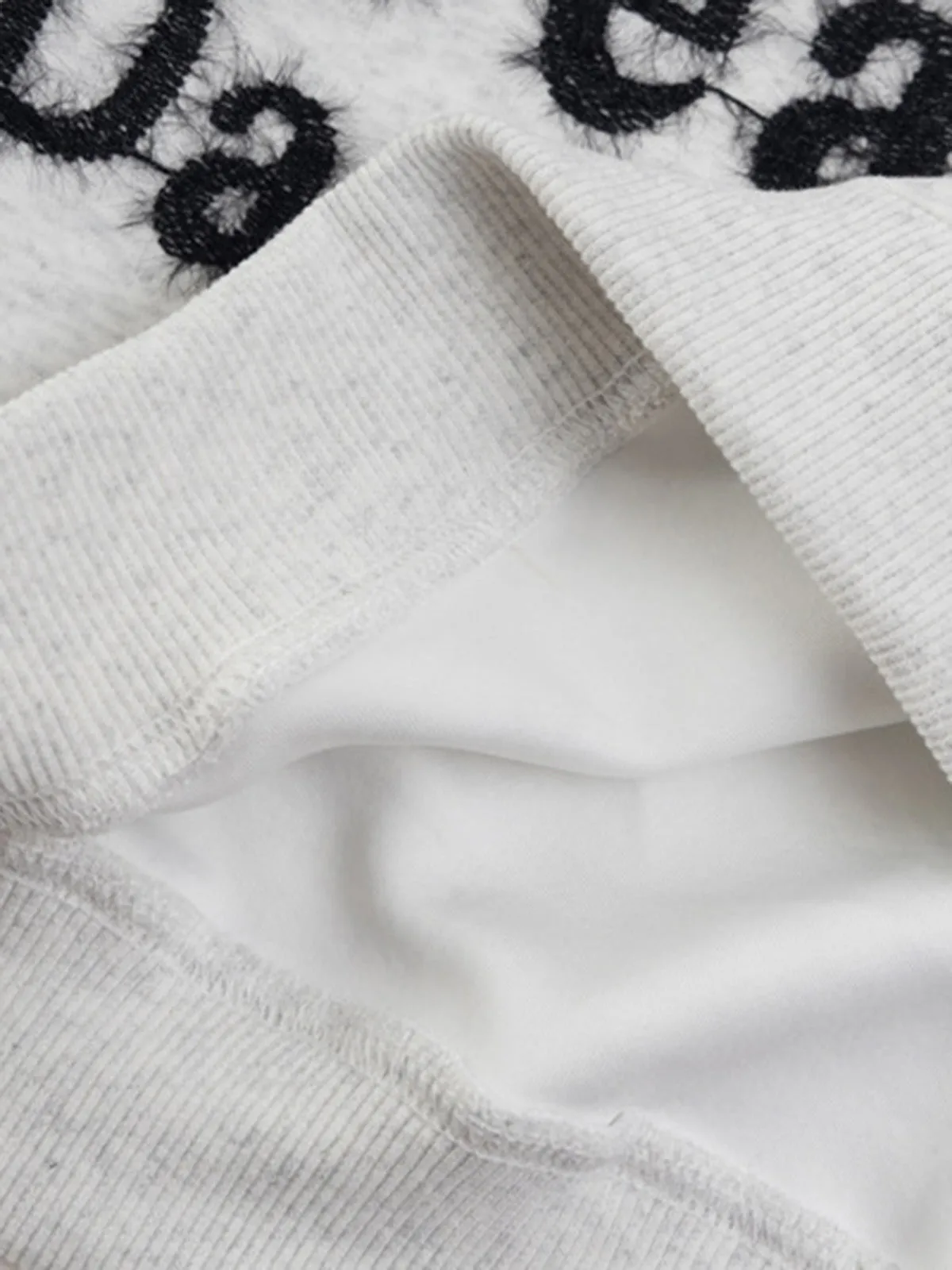 Thesupermade Fleece Letter Hoodie