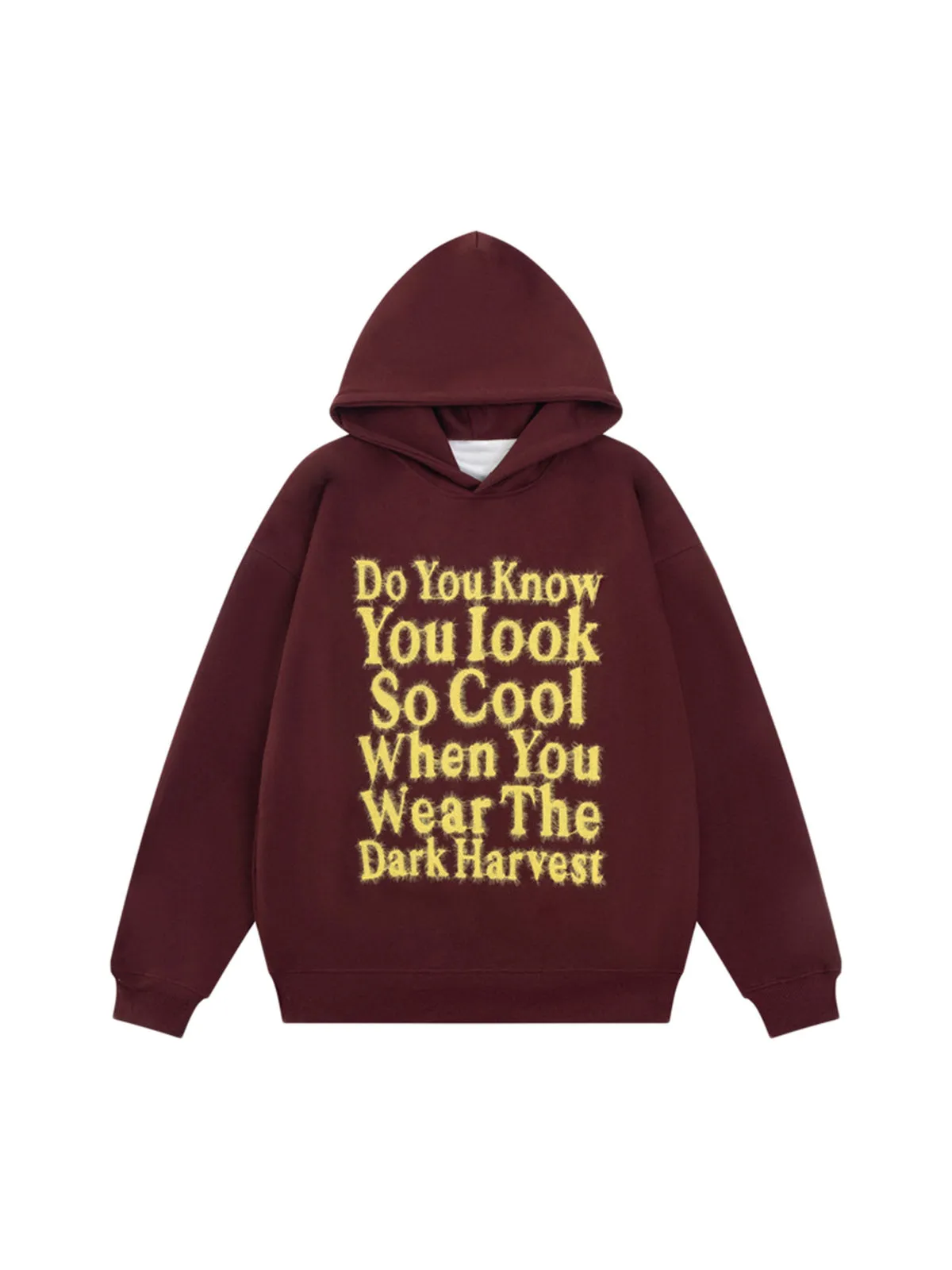 Thesupermade Fleece Letter Hoodie