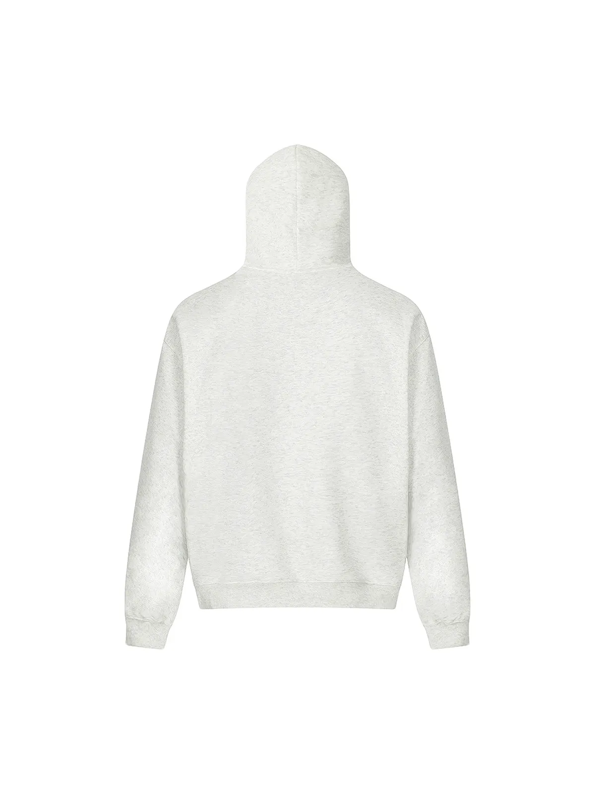 Thesupermade Floral Letter Embroidery  Hoodie