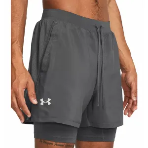 UA Launch 2-in-1 5" Shorts - Castle Rock