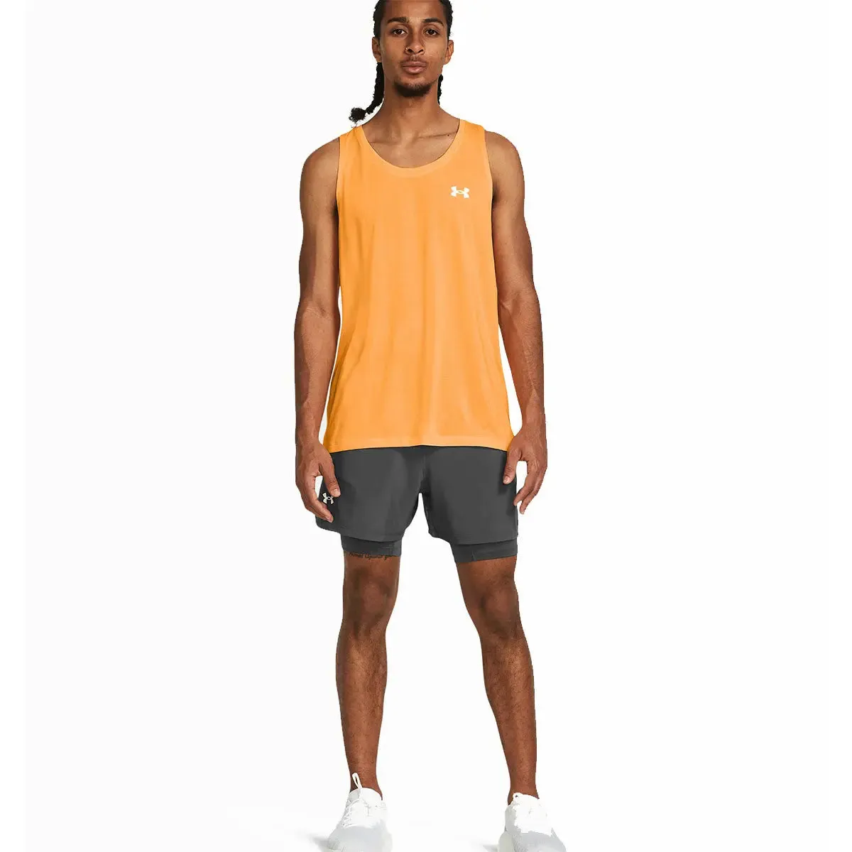 UA Launch 2-in-1 5" Shorts - Castle Rock