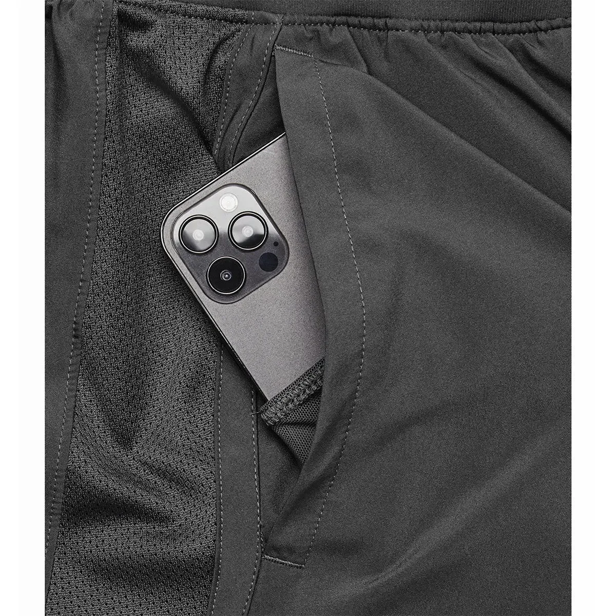 UA Launch 2-in-1 5" Shorts - Castle Rock