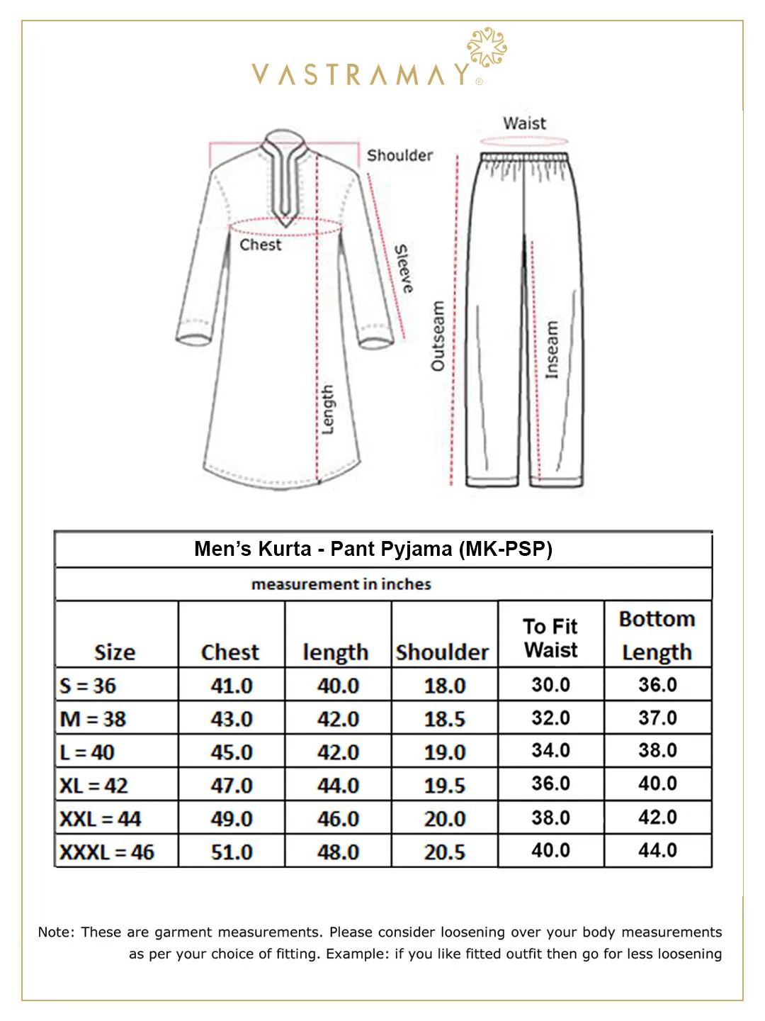 Vastramay Men's Yellow Printed Kurta Set