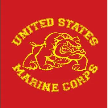 Vintage Style U.S. Marine Bulldog T-Shirt